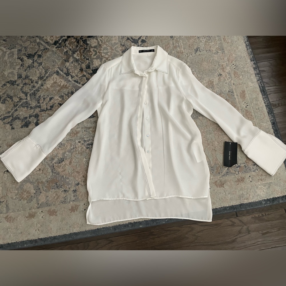 Zara button up Medium
